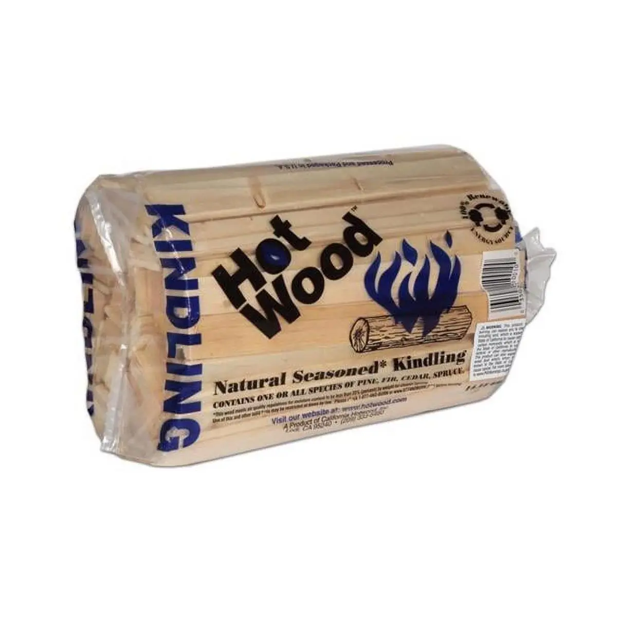 ABLE Reusable Hardwood Logs - 10 lbs Cedar & Spruce Seasoned Wood, Natural Kindling, Fireplace Energy Source, <20% Moisture, Log-Shape, Cleaner Burn for Home Use & Festive Decorations
