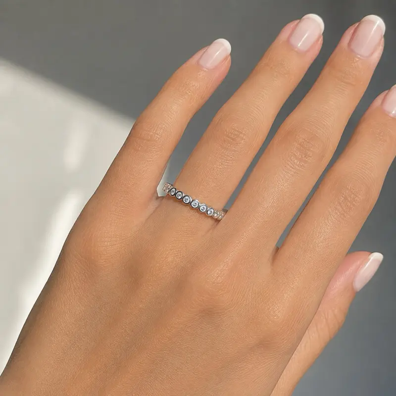 925 Silver Bubble Band - Elegant and Stylish Accessory for Everyday Wear