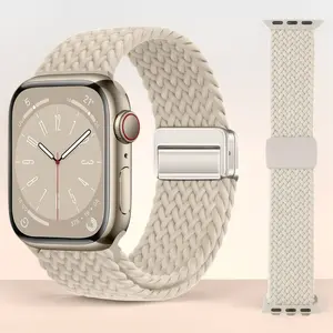 Breathable Magnetic Band for Apple Watch Series 1-10 SE – Adjustable Water-Resistant Smartwatch Strap for Ladies Women Couple Gift