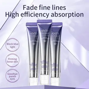 Anti-Wrinkle Rollerball Eye Cream, Moisturizing Glycerine & Hyaluronic Acid, Fine Texture, Suitable for All Skin Types, Men & Women