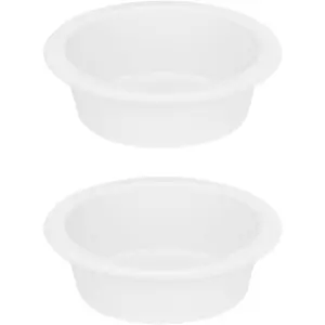 2 Pcs Silicone Liners for Wax Warmer,No Mess, No Scrape, Long Lasting and Reusable, 2.48 in Bottom Diameter (medium size 2pcs)