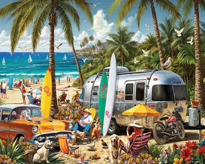Beach Adventure (2033pz) - 1000 Piece Jigsaw Puzzle