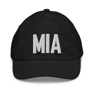 MIA Airport Code Youth Embroidered Hat Miami Florida