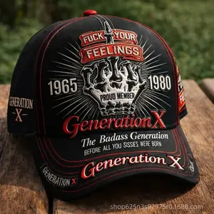 2026 Digital Print Men's Baseball Cap New Fashion Personalized Navy Duckbill Hat Baseball Cap