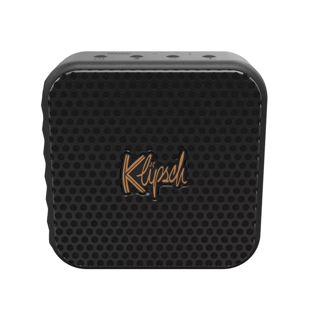 Klipsch Austin Portable Wireless Bluetooth Speaker - Black, IP67 Waterproof, Rechargeable Battery, Audio Stereo Sound, Compatible with Custom Devices