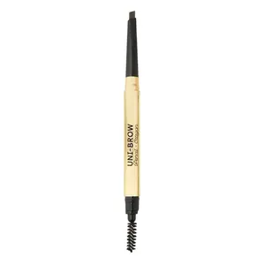 Winky Lux Uni-Brow Eyebrow Pencil Dual Sided Spoolie Longwearing Waterproof Brown Blonde Taupe Universal Multi-Toned Pencil for All Brow Shades Vegan & Gluten-Free Formula