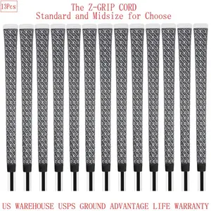 13Pcs Golf Grip Golf Club Grip Z-GRIP ZGRIP CORD Z Shaped Grip Firmest Grip Golf Accessories