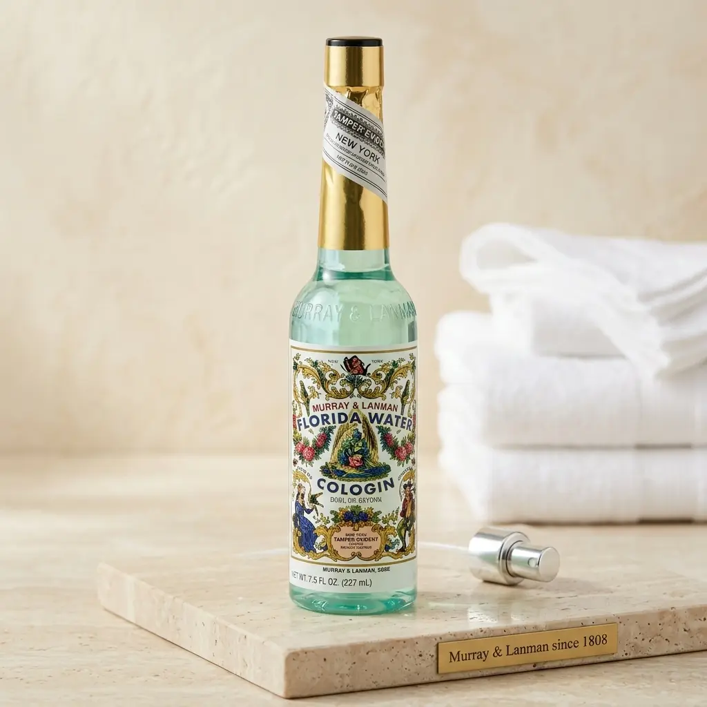 Murray & Lanman Florida Water Cologne 7.5 fl oz - Classic Fragrance for Men & Women - 227 ml Bottle - Since 1808