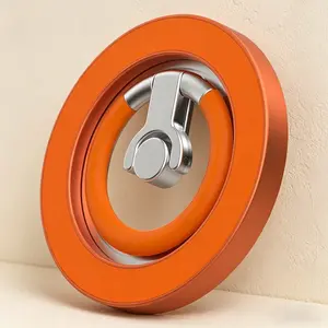 Dual-Sided Strong Magnet Phone Stand, Foldable 360-Degree Adjustable Ring Holder, Magsafe Compatible, Portable Magnetic Mount for iPhone