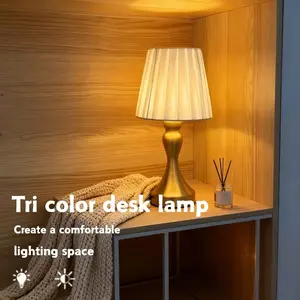 1pc Wooden Desk Lamp, USB Plug Minimalist Desk Lamp, Warm Light LED, No Need for Light Bulbs, Button Control, Used for Reading, Bedroom, Home Office Decoration, Gift Giving