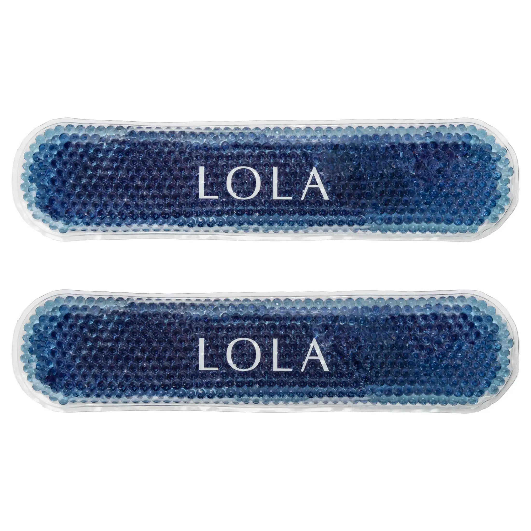 LOLA Hot & Cold Perineal Gel Pads for Postpartum Essentials, Gel Pack for Pain Relief, Hemorrhoids, and Cramping After Birth, 2 Reusable Hot & Cold Packs with 24 Disposable Sleeves
