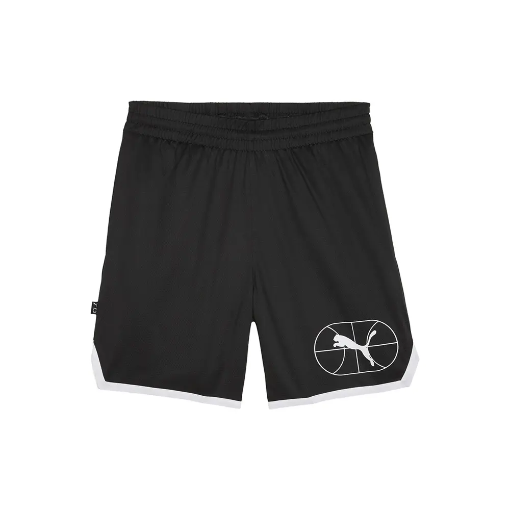 PUMA Mens Junior Varsity 7 Inch Shorts Casual Bottoms Casual - Black