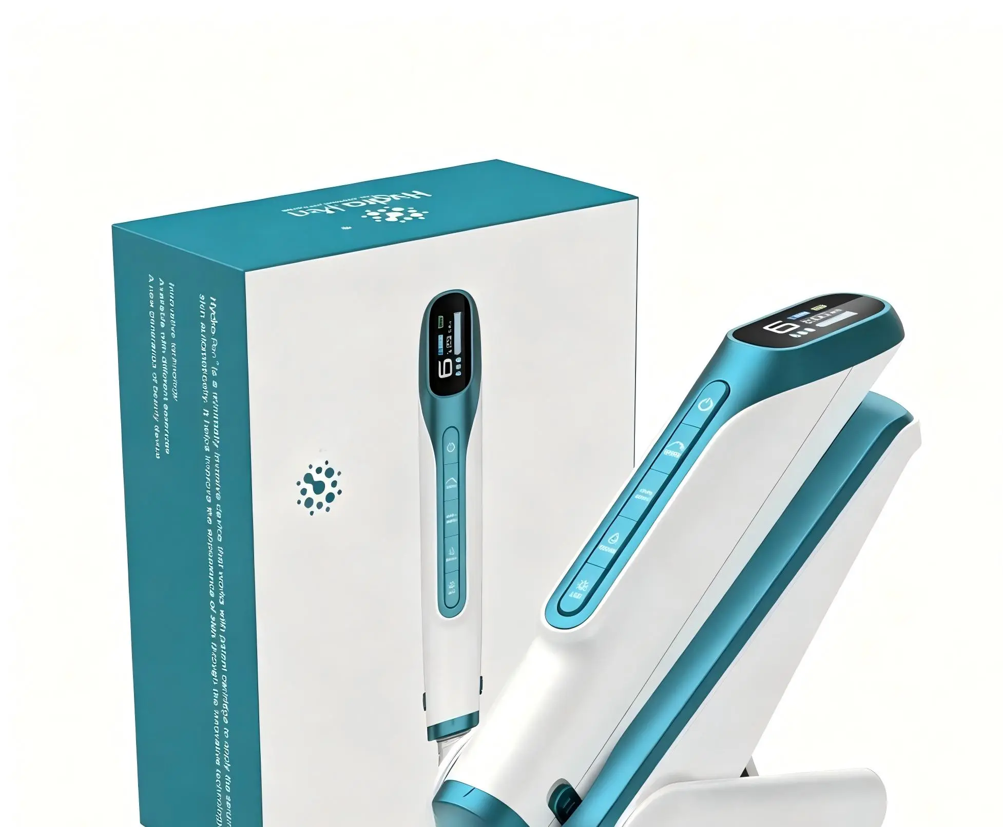 H6 Nano Beauty Unisex Skin Aesthetics Force Device with Smart LED Touch Screen for Collagen Boost & Skin Renewal Fades Scars Hyperpigmentation