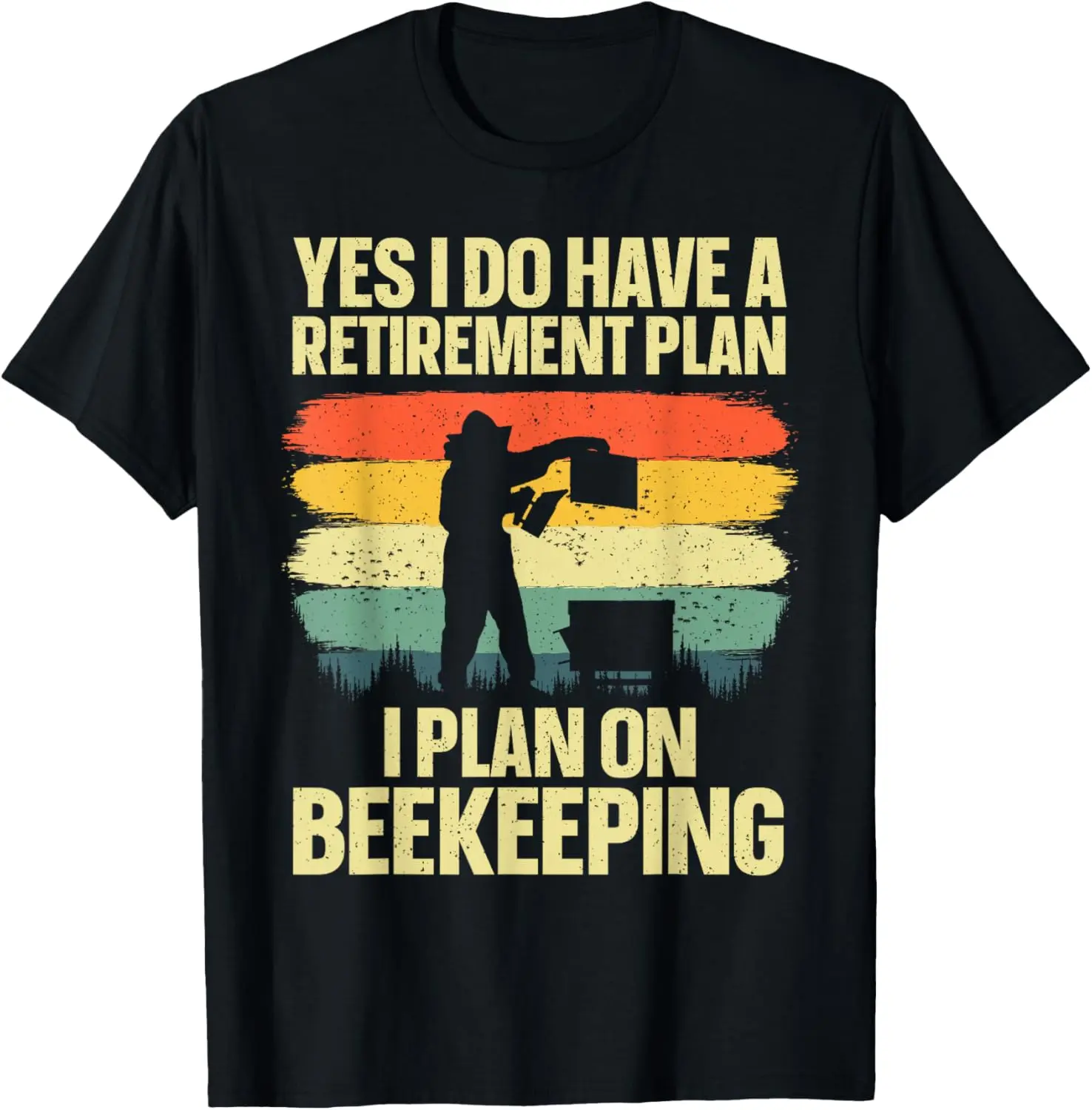 100% Cotton Cool Beekeeping Art For Men Women Beekeeper Honey Bee Keeper T-Shirt