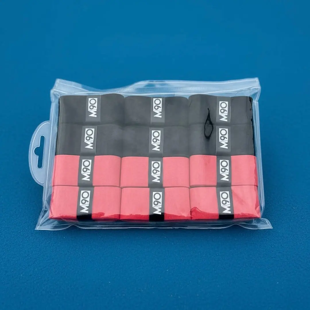 MaxAbsorb Overgrip - 12 Pack - Black & Red