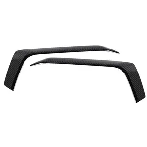 Carbon Fiber Look Front Bumper Grille Cover for 2024+ Ford Mustang Both Sides B Style High-Quality UV-Resistant ABS Material Easy Installation Performance Custom Fit