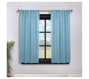 Superior Solid Room Darkening Curtains Set, 36x63