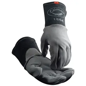 1864 - Deerskin Unlined Lean-On Patch TIG Welding Gloves