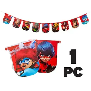 Miraculous Ladybug 5' Banner Cat Noir Kids Party Decorations Supplies Ornaments christmas ornaments dollar  tree  easter  decor