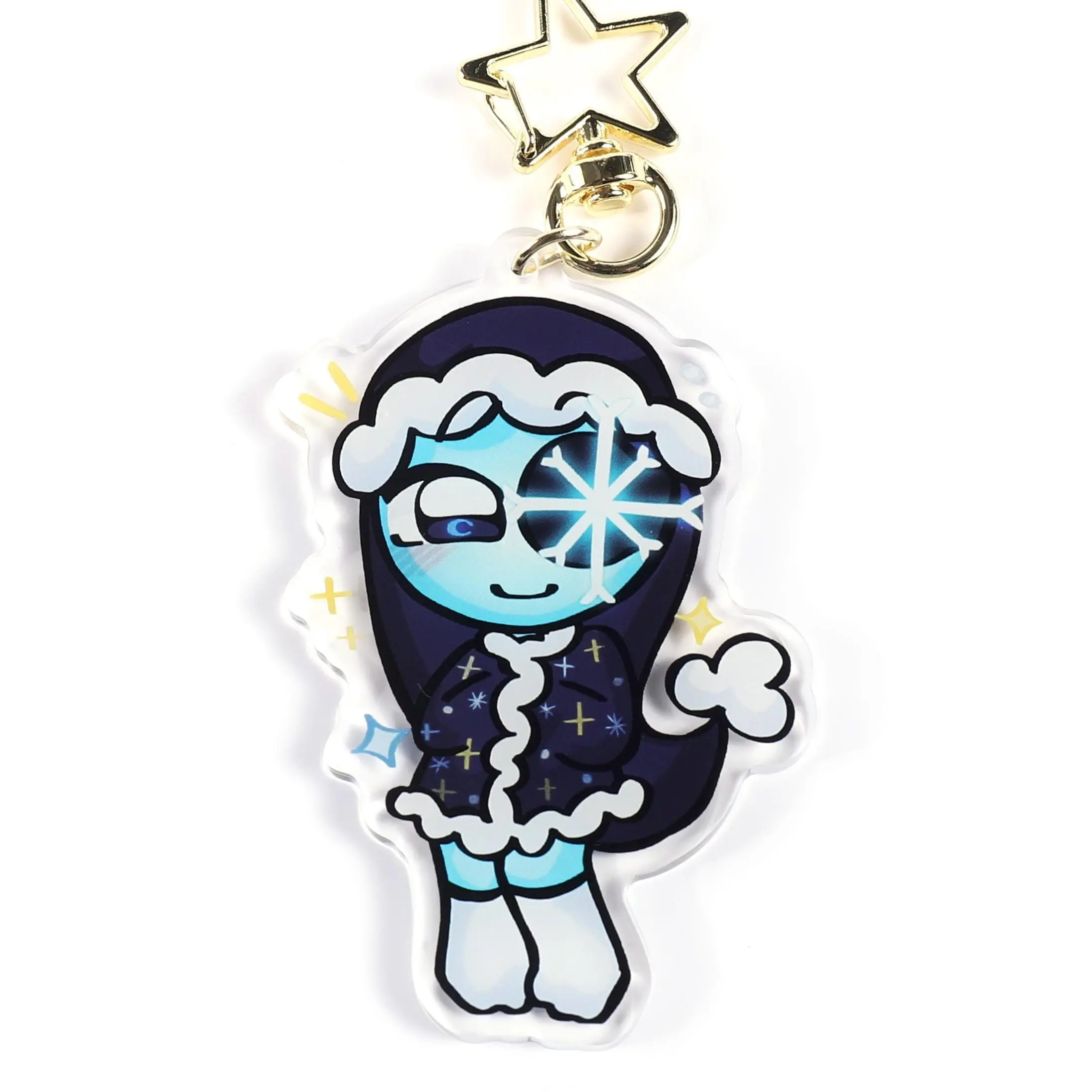 Dandy's World Acrylic Keychain, Dandy Shelly Vee Astro Sprout