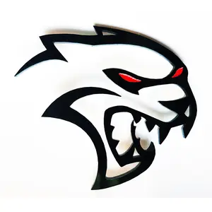 2x Hellcat Dual Redeye Emblem for Dodge Challenger Charger TRX SRT Demon