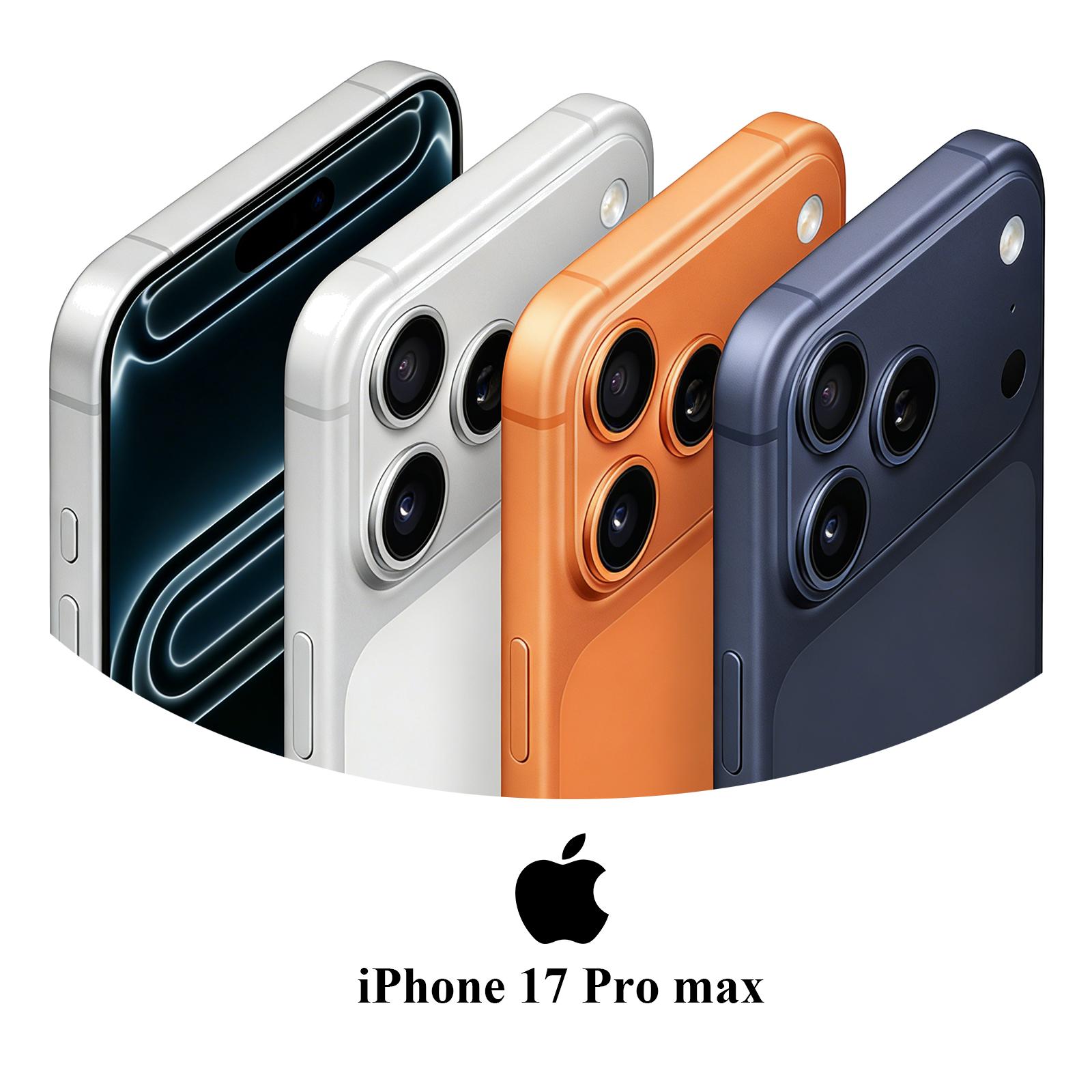 Refurbished iPhone 17 Pro Max 512GB Orange (Unlocked) - Excellent condition, 6.9″ all-screen, supports any carriers, like-new performance, 1-Year Warranty by JunQ Trading