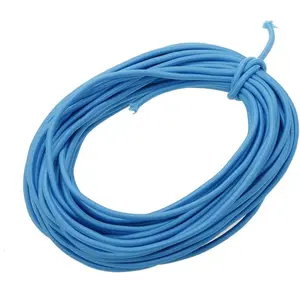 1/8-Inch (3mm) Blue Heavy Stretch Round String Elastic Cord (Cut of 10 Yards)