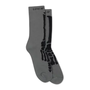 Skelly Nerm Socks (Charcoal)