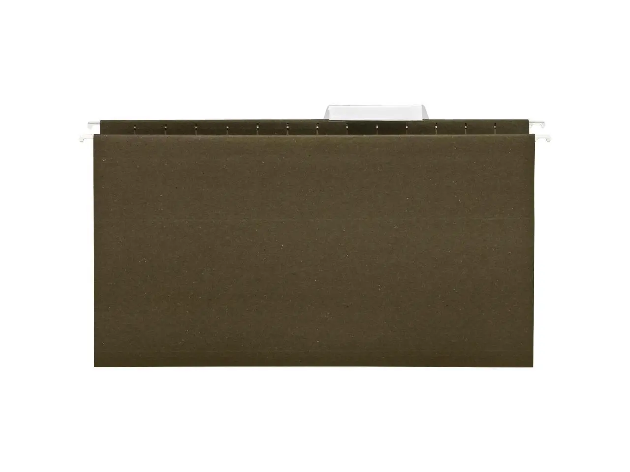 Business Source Hanging File Folder Legal 11 Pt. 1/3 Cut 25/BX Green 43569