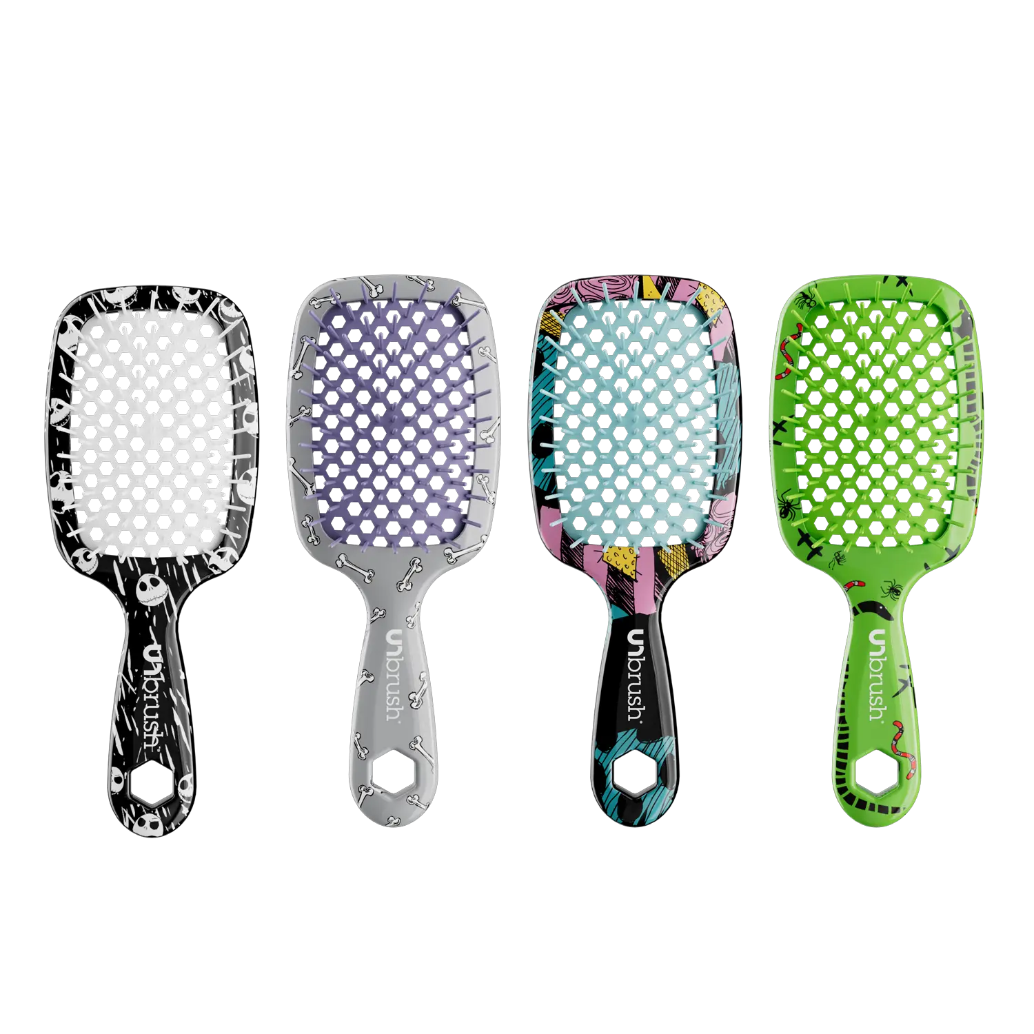 Disney Tim Burton's The Nightmare Before Christmas Unbrush Hair Brush Collection Bundle Disney Tim Burton's The Nightmare Before Christmas Unbrush Hair Brush Collection Bundle