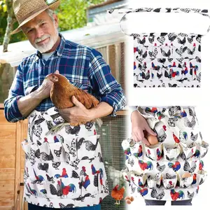 Egg Collecting, Fresh Eggs Collection Apron With 12 Deep Pockets - Chicken Egg Apron For Women/Men, Adult Fresh Eggs Collection Apron, Duck's Egg Collecting Apron, Gifts For Chicken Keepers