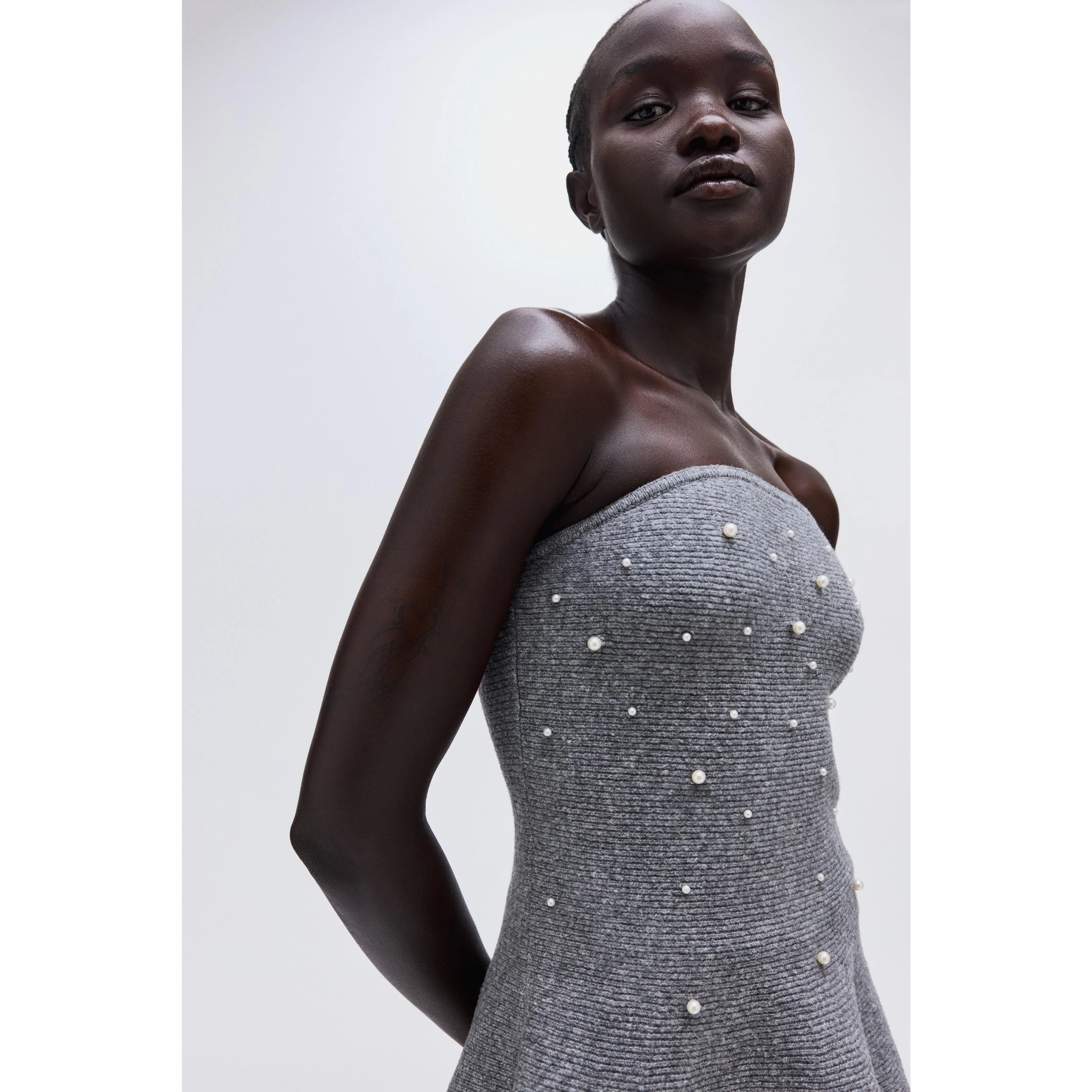 H&M Bead-embellished bandeau top
