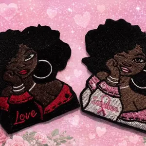 Diva embroidery patches-4x4 Acne