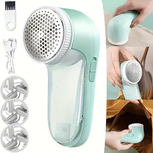 Yeahget[Electric Fabric Shaver] Electric Fabric Shaver |   Clothes Hair Remover, Sweater Hair Ball Trimmer with Replaceable Stainless Steel Blades for Sofas and Clothes