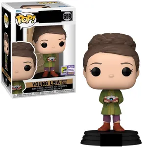 Funko Young Leia SDCC Official Sticker Vinyl Figure