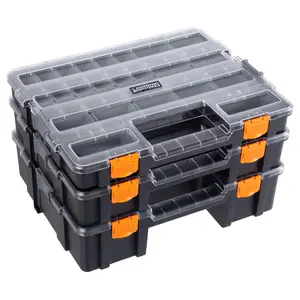 Stalwart 3-in-1 Parts Organizer 52 CustomizableCompartments