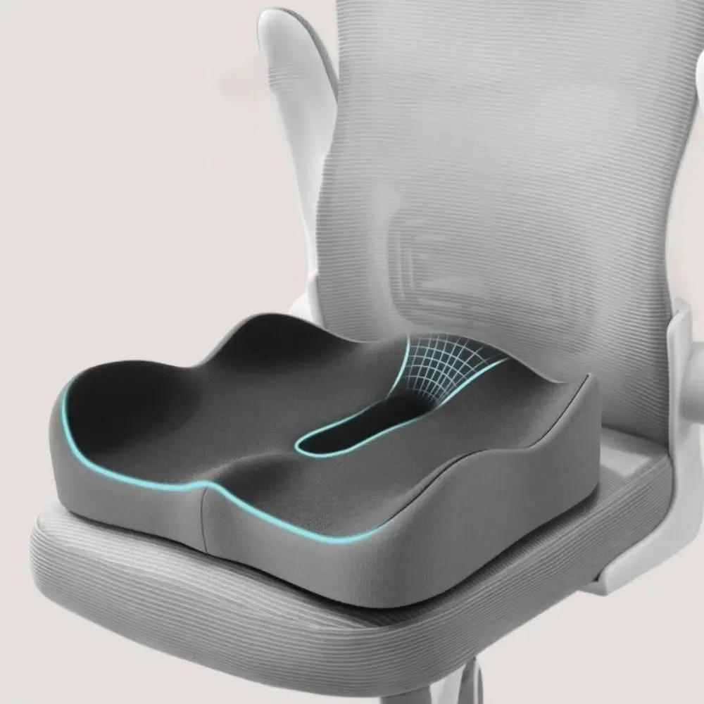 Memory Foam Car Seat Cushion Comfort Chair Cushion Coccyx Cushion Orthopedic,Seat Cushion  for Office Chair, Car Seat, Airplane, Bleacher for Long Sitting Office Workers, Car Drivers