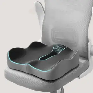Memory Foam Car Seat Cushion Comfort Chair Cushion Coccyx Cushion Orthopedic,Seat Cushion  for Office Chair, Car Seat, Airplane, Bleacher for Long Sitting Office Workers, Car Drivers