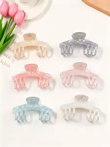 Holographic Acrylic Hair Claw Clip, Fashion Large Thick Hair Claw Clips, Y2K Aesthetic Women's Hair Accessory