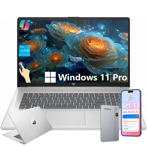HP 15.6" Touchscreen Laptop Computer, Intel Core i3-1315U(Up to 4.5GHz), 32GB RAM, 2TB SSD, Windows 11 Pro, Copilot AI, HD Display, Wi-Fi 6, Bluetooth, For Business & Student
