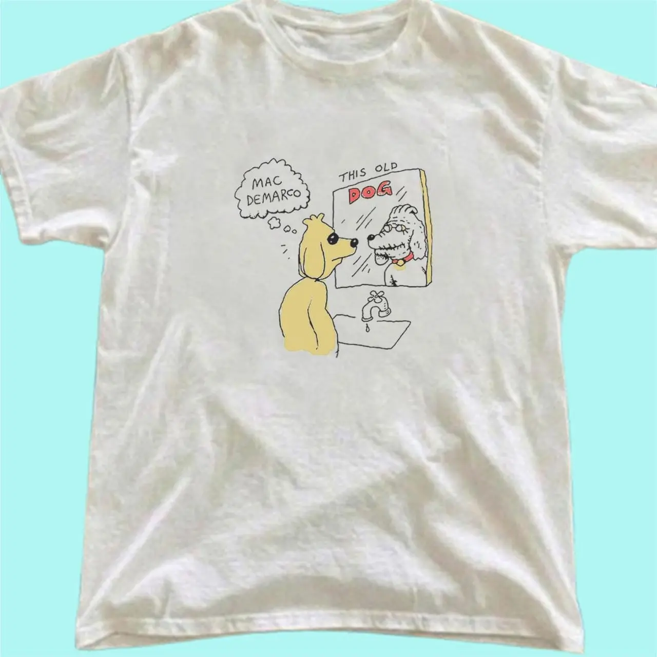 Mac Demarco Tshirt, This Old Dog Album, Indie Alternative Cotton Shirt, Unisex Cotton, Trendy