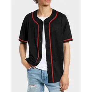 Men's Button Down Baseball Jersey