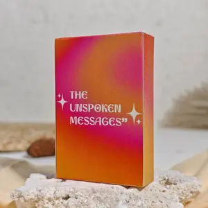 The Unspoken Messages Oracle Cards, Intuitive Guidance Deck, Hidden Feelings and Inner Truth Reflection Cards, Emotional Insight Gift for Women and Adults