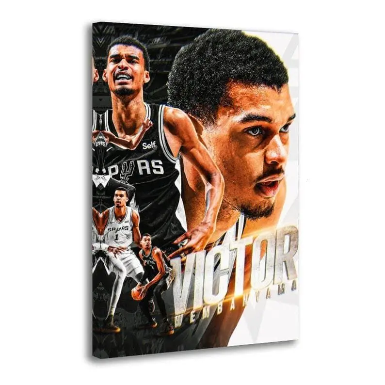 Victor Wembanyama Poster, Basketball Poster, Home Decor