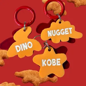 Dino Nugget Pet Tag | Personalized Dog Tag
