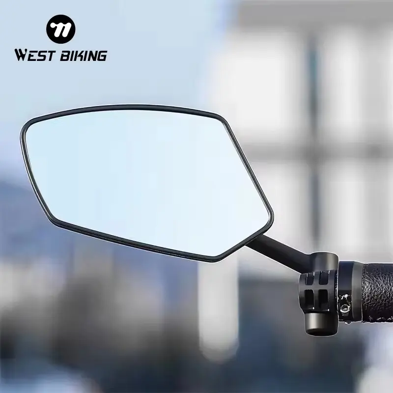 WEST BIKING 360 Degree Adjustable Bike Accessories Bike Handlebar Mirror Bike Side Rearview Mirror Bicycle Safe Rearview Mirror