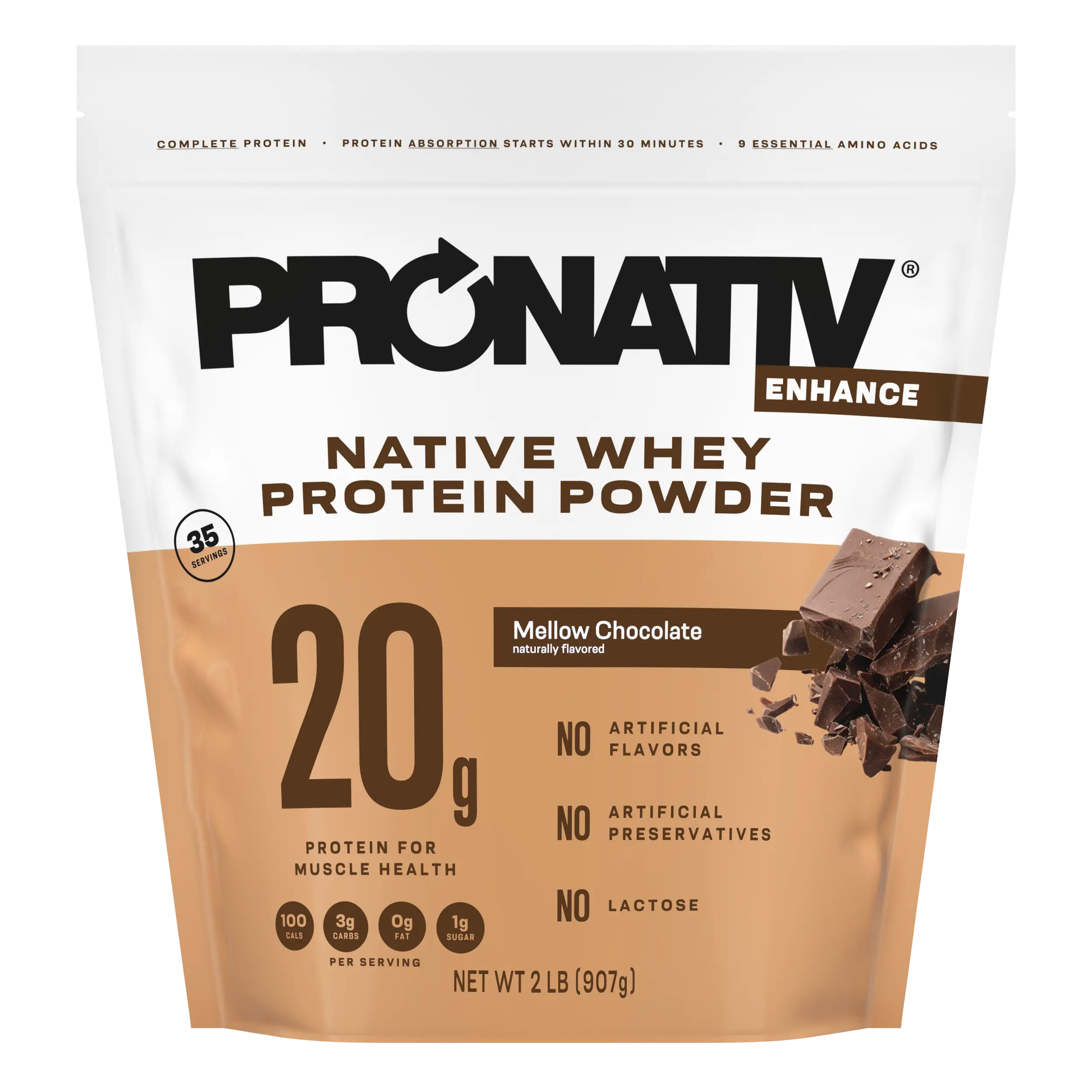 Pronativ Mellow Chocolate Native Whey Protein Powder