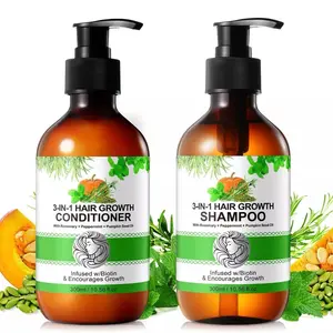 3in1 Hair Growth shampoo & Conditioner With Biotin, Pumpkin Seed Oil , Rosemary and Peppermint