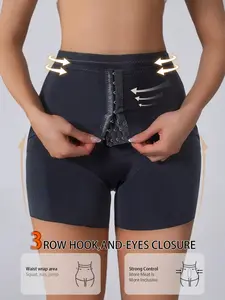 High-Waisted Shaping Panties, Slimming Tummy Control, Butt Lifting Underwear, Women's Sexy Shorts, Minimalist Plain Style, Shapewear, All Seasons