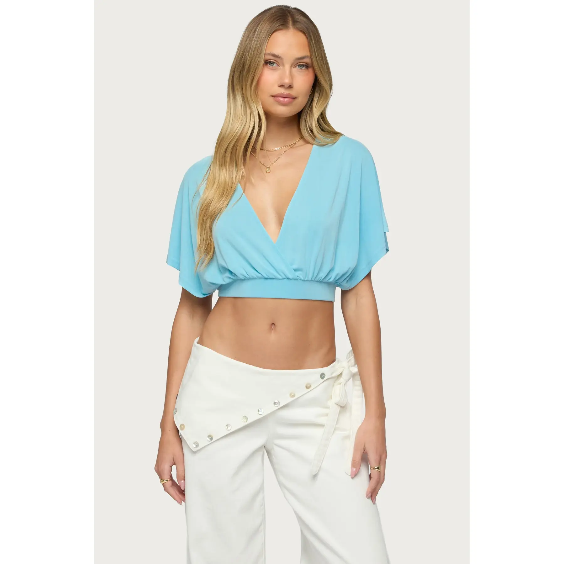 Shirt crop top - TikTok Shop